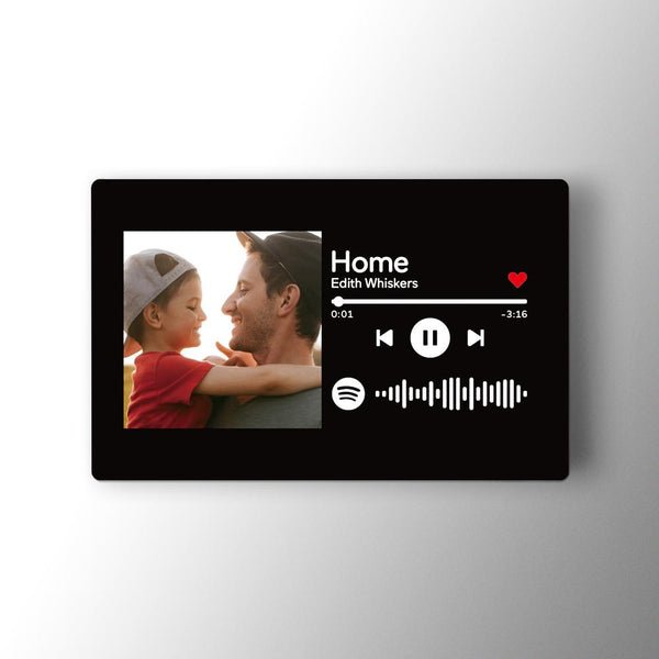 Custom Spotify Music Code Wallet Card Personalized Message Card - Myphotomugs