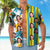 Custom Face Striped Hawaiian Shirt Tropical Leaves Pattern Hawaiian Shirt - Myphotomugs