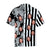 Custom Face Black Striped Hawaiian Shirt Leopard Pattern Hawaiian Shirt - Myphotomugs