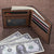 Valentine's Gifts Custom Photo Wallet Men's Bifold Custom Photo Wallet Brown