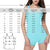 Best Plus Size Swimwear One Piece Swimsuit Face Swimsuit Custom Bathing Suit with Face - American Flag Stripe
