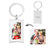 Festival Gift Personalized Rectangle Photo Keychain Custom Gift Alloy