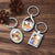 Pet Lover Gifts Custom Photo keychain Cute Pet Oval keychain Best Souvenir Gift