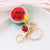 Crochet Fruit Keychain Cute Food Donut Knitted Car Keyring Bag Decorations Gifts for Her - Myphotomugs