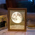 Custom Moon Phase Night Light Personalized Moon Phase Wooden Frame Light Gift - Myphotomugs