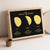 Custom Moon Phase Wooden Frame Three Moon Phase with Personalized Name and Text - Myphotomugs