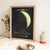 Custom Moon Phase Gold Print Frame Gifts for Birthday and Anniversary - Myphotomugs