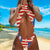 Personalized Flag Face Women's Halter High Cut One-Piece Swimsuit Unique Gifts for Her - Myphotomugs