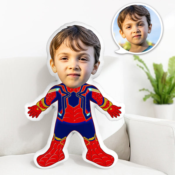 Baby's Gifts My Face Pillow Custom Face Pillow  Personalized Photo Pillow Gift Iron Spider Man Throw Pillow - Myphotomugs