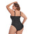 Plus Size Solid Color Backless Swimsuit Ladies Sexy Swimsuit