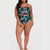 Plus Size Ruffled Print Swimsuit Ladies Sexy Swimsuit