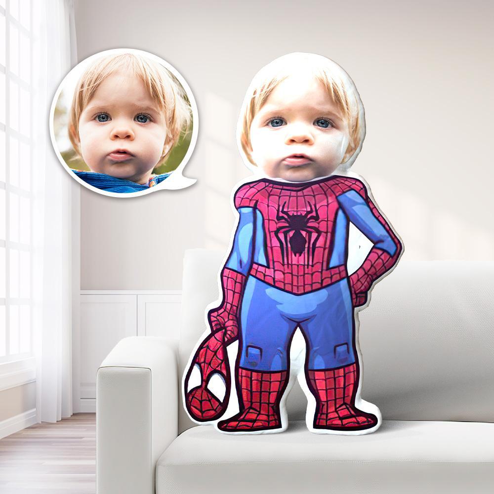 My Face Pillow Custom Face Pillow MiniMe Pillow Personalized Photo Pillow Gift Spiderman Pillow