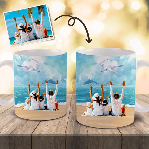 Personalized Mug Photo Mug With Photo And Background