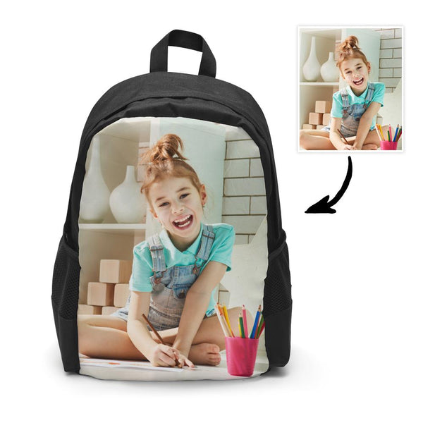 Custom Photo School Backpack, Picture Backpacks For Boys And Girls