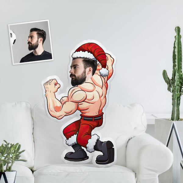 Christmas Gifts Custom Pillow My Face Body Pillow MiniMe Personalized Photo Pillow Show Off Santa's Muscles A Truly Unique Gift For Chirstmas Party