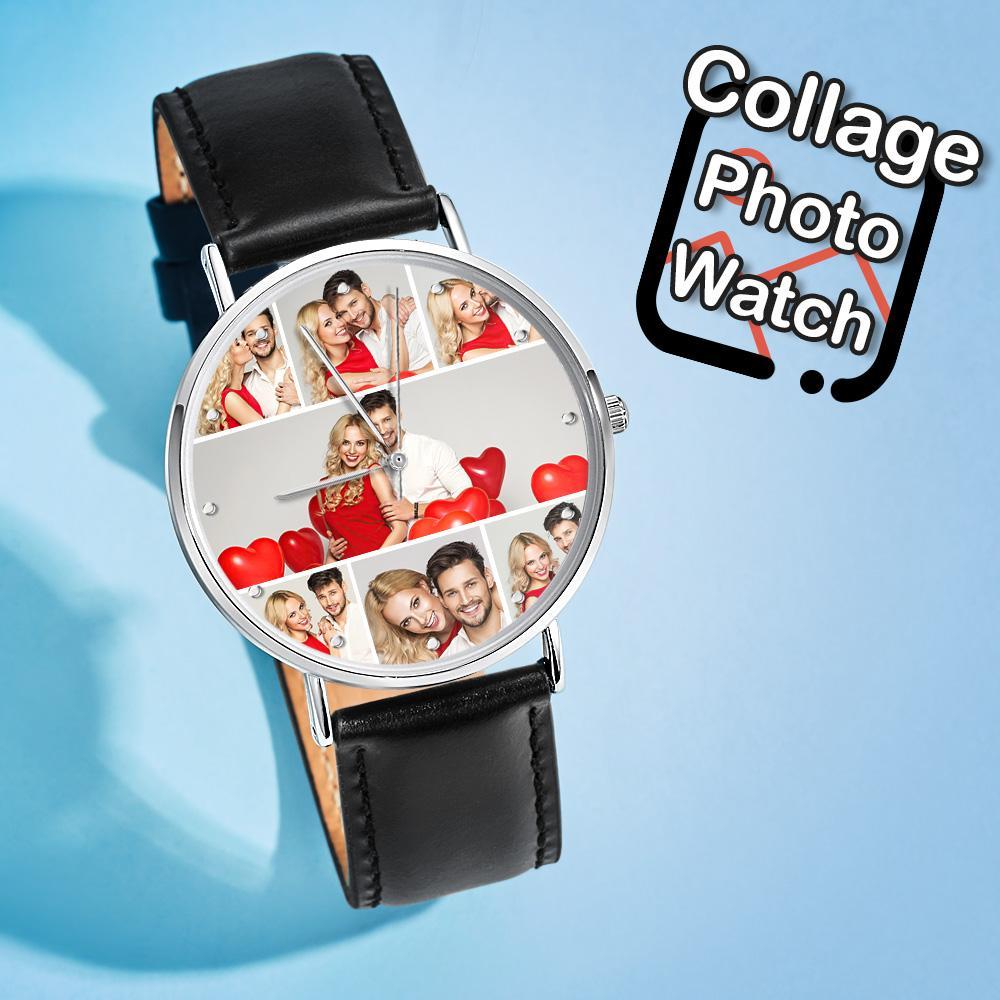 Personalized Photo Collage Watch Custom Photo Watch Gift