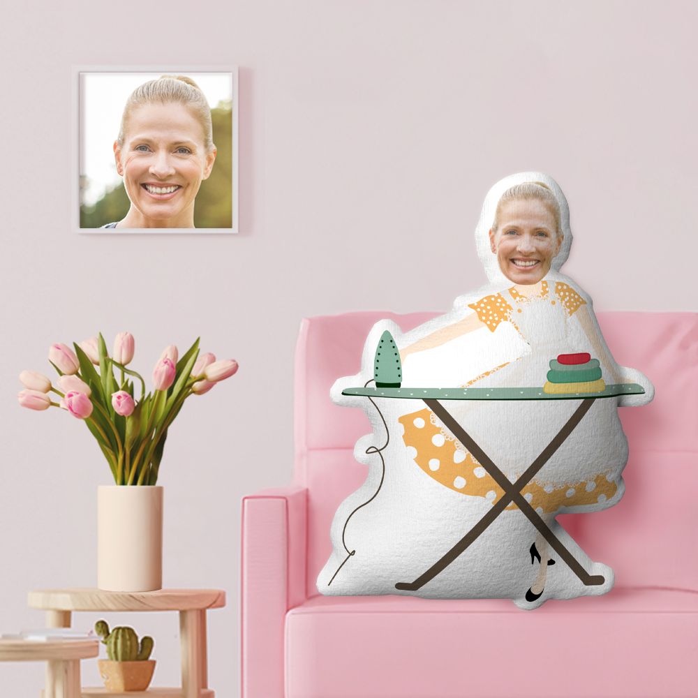 Mother's Day Gifts Minime Throw Pillow Custom Face Pillow Personalized Minime Pillow Gifts