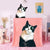 Custom Dog Blankets Personalized Pet Photo Blankets Painted Art Portrait Fleece Blanket Best Gift of Twin Dogs