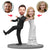 Wedding Couple Duet Dance Custom Bobblehead with Engraved Text - Myphotomugs