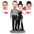 Valentines Gift Give You My Love Custom Bobblehead with Engraved Text - Myphotomugs