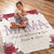 Custom Engraved Blanket Custom Name Rose Gifts for Mom