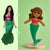 Full Body Customizable 1 Person Custom Crochet Doll Personalized Gifts Handwoven Mini Dolls - Mermaid - Myphotomugs