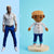 Full Body Customizable 1 Person Custom Crochet Doll Personalized Gifts Handwoven Mini Dolls - Plaid Shirt Boys - Myphotomugs