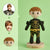 Custom Face Crochet Doll Personalized Gifts Handwoven Mini Dolls - Batman - Myphotomugs