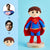 Custom Face Crochet Doll Personalized Gifts Handwoven Mini Dolls - Superman - Myphotomugs