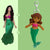Full Body Customizable 1 Person Custom Crochet Doll Personalized Gifts Handwoven Mini Dolls - Mermaid - Myphotomugs