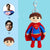 Custom Face Crochet Doll Personalized Gifts Handwoven Mini Dolls - Superman - Myphotomugs