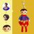 Custom Face Crochet Doll Personalized  Handwoven Mini Dolls Gifts - Supergirl - Myphotomugs