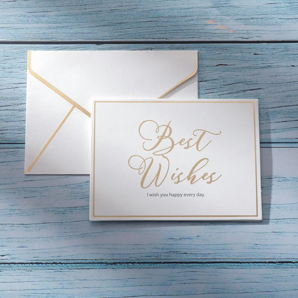 Custom Text Wishes Greeting Card | Personalized Message Card