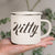 Custom Enamel Mug Personalized Photo & Name Camping Metal Mug Perfect Travel Gift