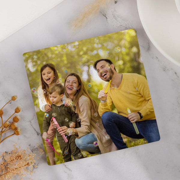 Custom Photo Coaster Square Coaster Gift for Family