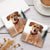 Custom Square Photo Coaster Cute Dog