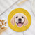 Custom Photo Face Coaster Round Gift for Dog Lover