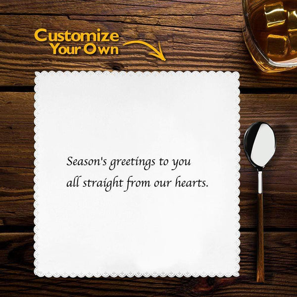 Custom Engraved Placemats White Background