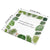 Personalized Engraved Placemats Leaves Background