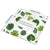 Custom Engraved Placemats Green Leaf Background