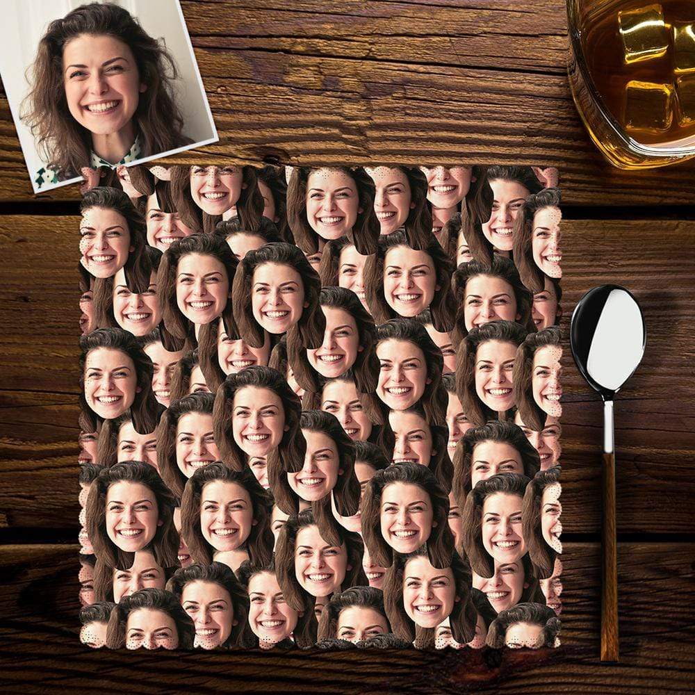 Custom Funny Placemat Mash Face Placemat for Her