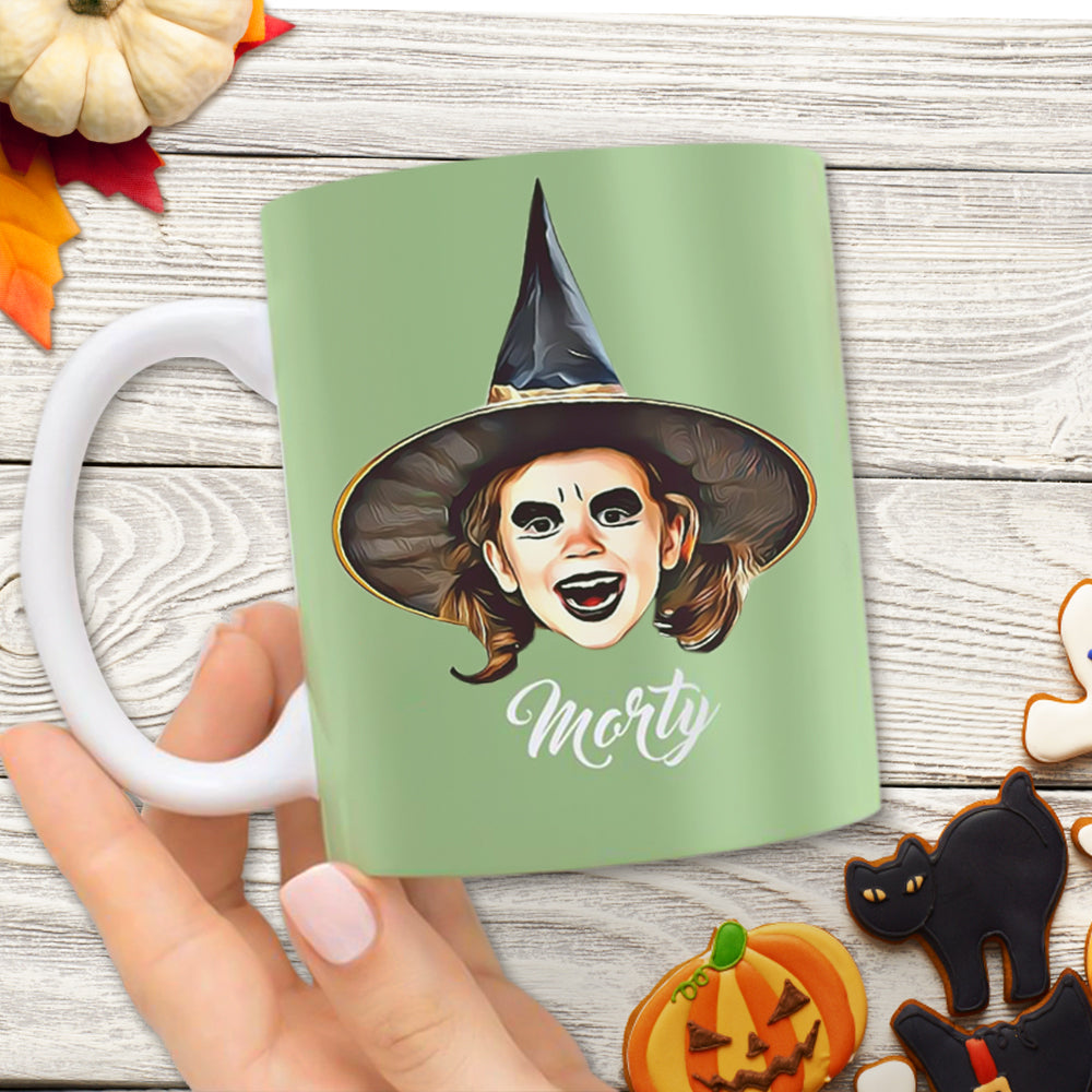 Halloween Gifts For Her Custom Mug Personalized Portrait Mugs Custom Gift