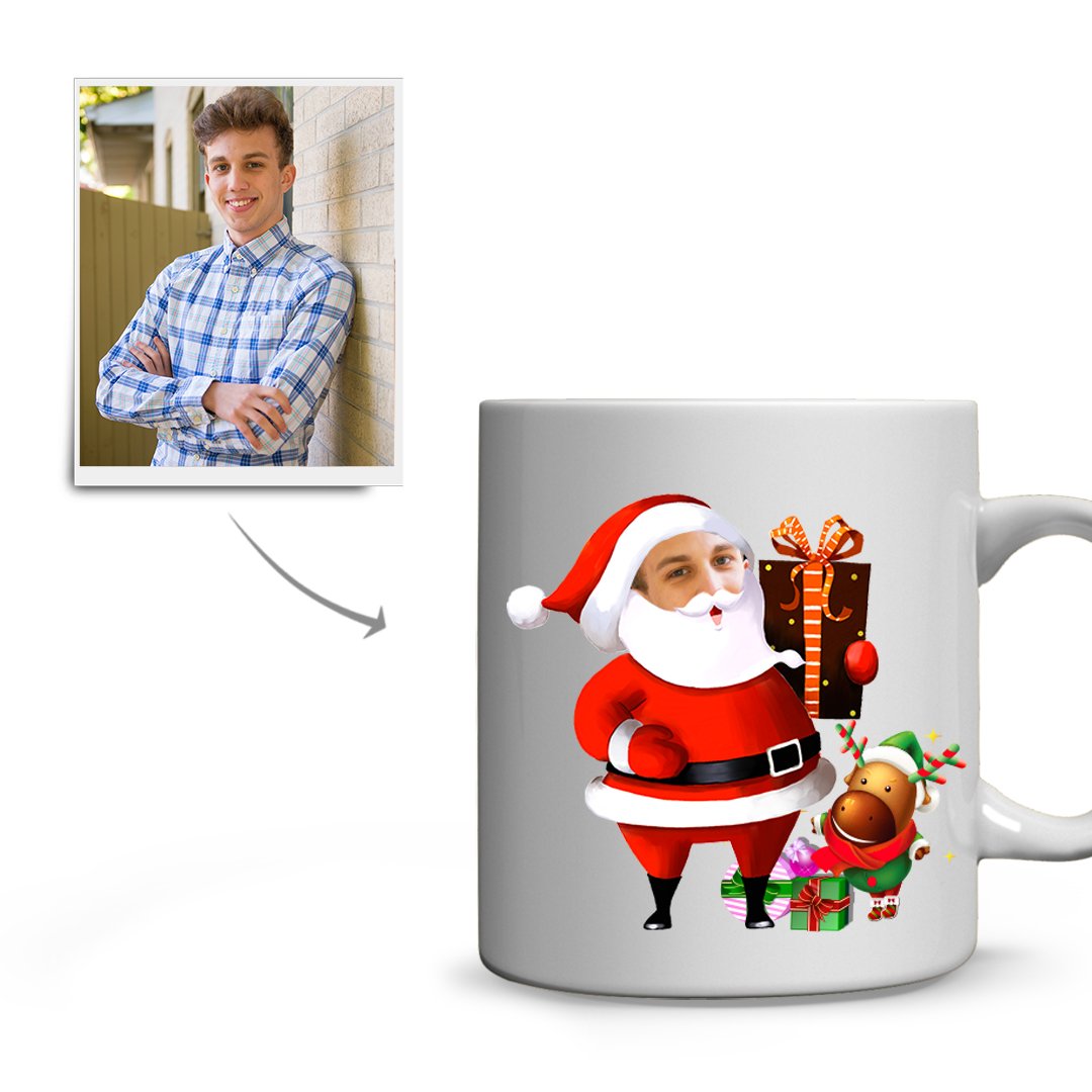Christmas Gifts Christmas Mug Personalized Photo Mug With Photo Merry Christmas