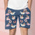 Custom Face Beach Trunk Shorts Swimwear Donut Outdoor Gifts - Myphotomugs
