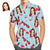 Custom Face Hawaiian Shirt Men's Popular All Over Print Shirt Flamingo Pineapple Holiday Gift - Myphotomugs