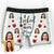 Christmas Day Gifts Men's Customized Face Boxer 3D Online Preview Personalised Photo Boxer It's Mine