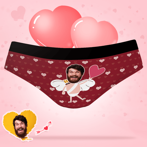 Anniversary Gifts Custom Panties with Boyfriend's Face Valentine's Day Gift