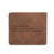 Custom Photo Wallet Personalized Men's Bifold Custom Photo Wallet Brown