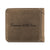 Men's Custom Photo Engraved Wallet Brown Leather Design Online Preview