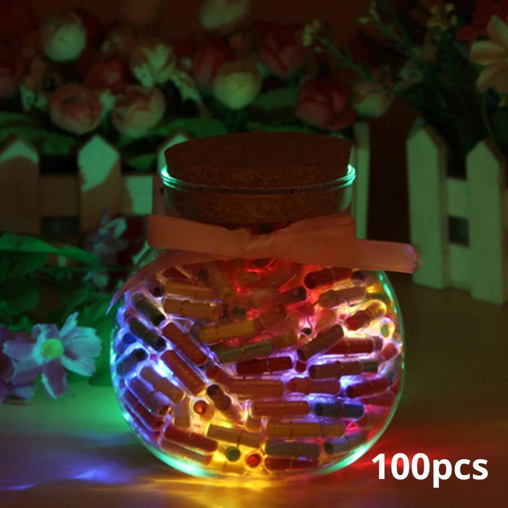 100pcs DIY Glow Capsule Letter Message in Bottle Wish GIfts for Women - Myphotomugs